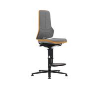 Silla giratoria de trabajo NEON, tacos, estribo bimos, mecanismo de sincronización