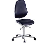 Silla giratoria de trabajo para salas blancas bimos, con ruedas