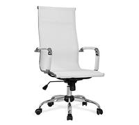 Silla giratoria ejecutiva y ergonómica de Malla de Altura Ajustable para computadora con Funda de Brazo Desmontable. Capacidad de Carga: 330 LB, Altura del Respaldo: 68 cm.,Back Height :68cm