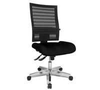 Silla giratoria ergonómica Topstar, armazón de aluminio