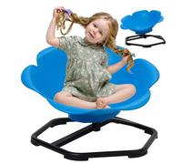 Silla giratoria grande para niños, asiento sensorial giratorio de 360° para autismo, asiento oscilante de 65 cm con reposabrazos y soporte de espalda para niños autistas y con TDAH, entrenamiento de