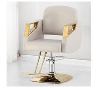 Silla giratoria hidráulica ajustable para peluquería y afeitado, diseño profesional con asiento cómodo, ideal para barberos y salones