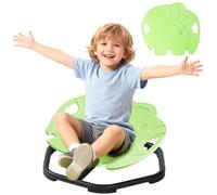 Silla giratoria para autismo, Silla sensorial con mango mejorado para autismo, Equipo sensorial para autismo, Silla de sentarse y girar para niños con TDAH, Juguetes de equilibrio, Silla giratoria de