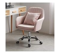 Silla giratoria para habitación, silla de escritorio giratoria para oficina en casa con reposapiés, silla giratoria moderna, cómoda silla de escritorio sin brazos para ejecutivos, redacción, juegos u