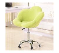 Silla giratoria para habitación Silla de Escritorio giratoria Silla de Oficina en casa de Terciopelo Silla giratoria Ajustable con Ruedas Cómoda Silla de Escritorio sin Brazos Silla giratori