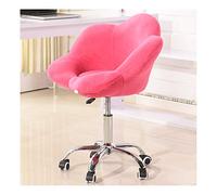 Silla giratoria para habitación Silla de Escritorio giratoria Silla de Oficina en casa de Terciopelo Silla giratoria Ajustable con Ruedas Cómoda Silla de Escritorio sin Brazos Silla giratori