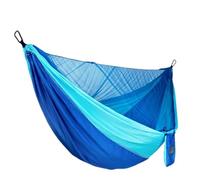Silla Hamaca, Hamaca para Exteriores, Columpio par Hamock Parachute Hammock with Mosquito Net - Outdoor Anti-Rollover Camping Swing for Adults(D)