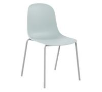 Silla hardin apilable plástico turquesa 53x51x85 cm