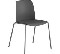 Silla Helmer asiento/respaldo de plástico, UE 4 unid.