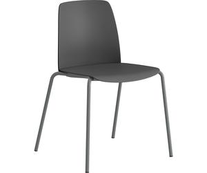 Silla Helmer asiento/respaldo de plástico, UE 4 unid.