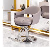 Silla hidráulica de peluquería giratoria de 360° ajustable para peluquería, salón de belleza y spa