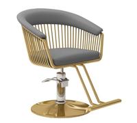 Silla hidráulica de peluquería, reclinable giratoria de 360° con altura ajustable y reposapiés para uso doméstico, salón y spa