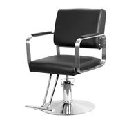 Silla hidráulica de peluquería, silla de salón resistente con altura ajustable giratoria de 360°, sillas de estilo profesional con respaldo ergonómico y capacidad de 330 libras, equipo de salón de
