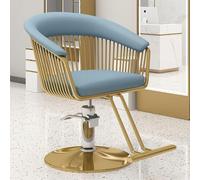 Silla hidráulica de peluquería, silla giratoria de 360° con altura ajustable y reposapiés para el hogar y el spa