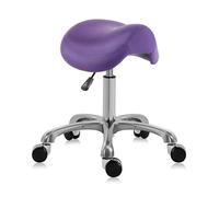 Silla hidráulica DR.LOMILOMI con balanceo higiénico y silla de masaje para spa (506-sin respaldo, violeta inglesa)