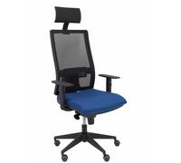 Silla horna bali azul marino con cabecero