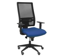 Silla horna bali azul marino sin cabecero.