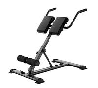 Silla Hyperextension - Banco de extensión de respaldo resistente para espalda baja, flancos, abdominales - Capacidad de peso de 150 kg - Equipo plegable de gimnasio en casa