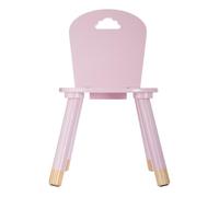 Atmosphera Silla infantil Douceur – madera, decoración nube – Rosa