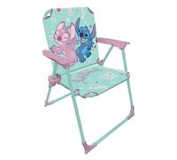 Silla Infantil Plegable con Brazos Licencia Oficial - Compacta y Ligera - Fácil de Limpiar - Ideal para Interior y Exterior - Soporta hasta 30 kg (Stitch 5694)