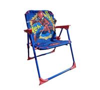 Silla Infantil Plegable con Brazos Licencia Oficial - Compacta y Ligera - Fácil de Limpiar - Ideal para Interior y Exterior - Soporta hasta 30 kg (Spiderman 8718)