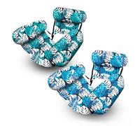 Silla inflable de hoja de palma para adultos, tumbona flotante tropical, flotador de agua de PVC plegable ligero para verano, playa y relajación en la piscina