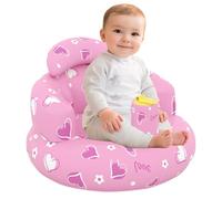 Silla Inflable para Bebé Lindo Asiento Inflable para Bebé Silla Estable con Bomba Incorporada Asiento Transpirable para Bebés de 3 a 36 Meses, en el Piso, Regalos Estilo 2, Decoració