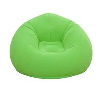 Silla inflable perezosa, sillón inflable lavable para sala de estar y dormitorio, tumbona súper suave (marrón)