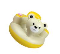 Silla inflable portátil para niños para aprender a sentarse, con dibujos animados para niños, con o sin música, cómodo sofá para bebés