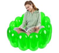 Silla Inflatable - Lounger | Perfect Chair,PVC Clear Jelly Inflatable Chairs Maximum Load 250 Lbs, Inflatable Lounge Chairs, Blow up Furniture for Swimming Pool, Dorm, Yard
