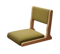 Silla japonesa plegable con soporte para la espalda, sofá portátil sin patas para té, lectura, juegos, mesa para sala de estar, dormitorio, oficina