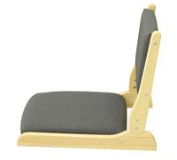 Silla japonesa sin patas, silla japonesa Sle portátil para el suelo, con ventana de bahía, respaldo perezoso, plegable, se adapta a los contornos de tu espalda para leer juegos Loun