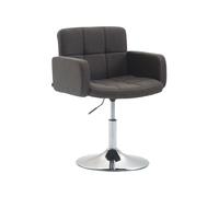 Silla lounge los angeles en tela gris oscuro 48x58x80 cm