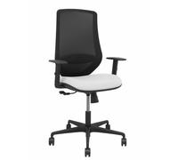 Silla Mardos sincro malla negra bali blanco brazo regulable