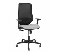 Silla Mardos sincro malla negra bali gris claro brazo regulable
