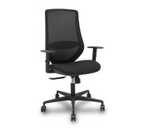 Silla Mardos sincro malla negra bali negro brazo regulable.