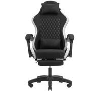 Silla Mars Gaming MGC-X Negra y blanca