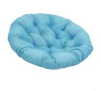 Silla mecedora colgante para interiores y exteriores, hecha de poliéster y relleno de algodón PP para un asiento cómodo y transpirable (D)