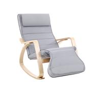 Silla Mecedora con Reposapiés Ajustable