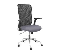 PIQUERAS Y CRESPO - Silla Minaya respaldo malla negro asiento bali gris medio