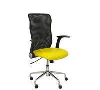 Silla Minaya similpiel amarillo