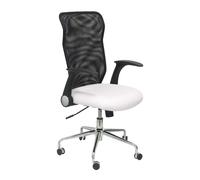 Silla Minaya similpiel blanco