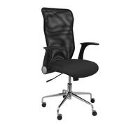 Silla Minaya similpiel negro