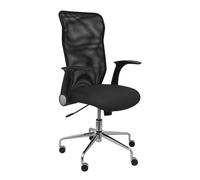 Silla Minaya similpiel negro