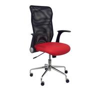 Silla Minaya similpiel rojo