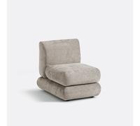 Silla modular, terciopelo grueso, HOOVER. Talla 1 plaza. Color Verde