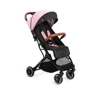 Silla MoMi ESTELLE a partir de los 6 meses (hasta 15 kg), silla de paseo plegable con arnés de 5 puntos, cesta de la compra, barra telescópica, se mantiene de pie plegada