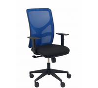 Piqueras y Crespo Motilla Silla Malla Azul Asiento Bali Brazo Regulable Negro
