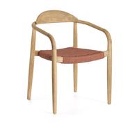 Silla Nina en madera maciza de terracota