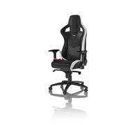 Noblechairs Epic cuero negro / blanco / rojo - Silla